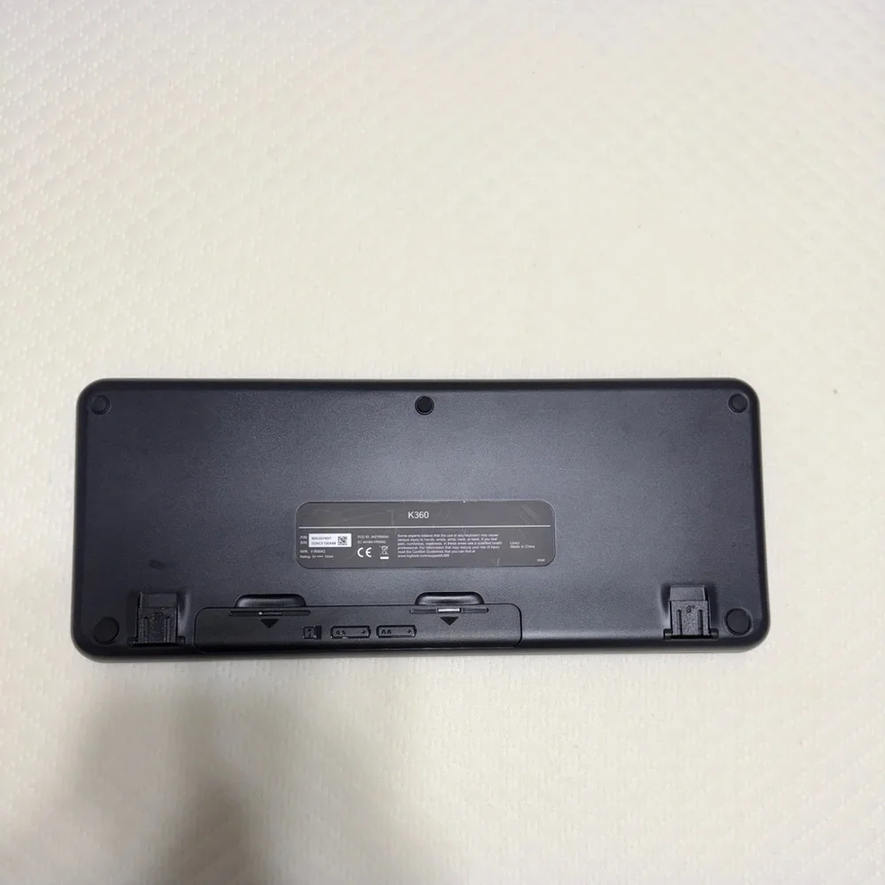 Logitech Black Wireless Keyboard with Media Keys